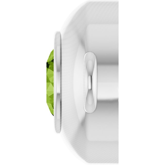 Natural Peridot Link, 6.1 mm x 10.2 mm