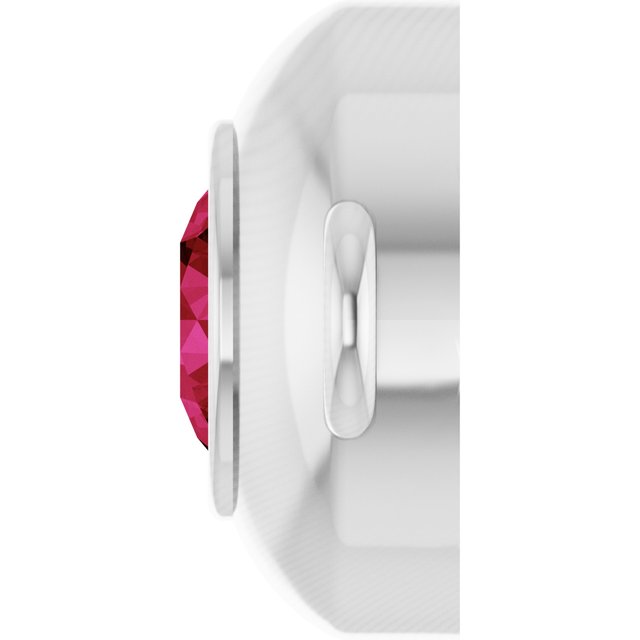Lab-Grown Ruby Link, 6.1 mm x 10.2 mm