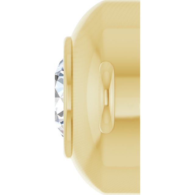 1/10 CT Natural Diamond Link, 6.1 mm x 10.2 mm