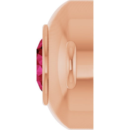 Lab-Grown Ruby Link, 6.1 mm x 10.2 mm