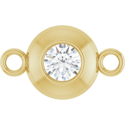 1/10 CT Lab-Grown Diamond Link, 6.1 mm x 10.2 mm
