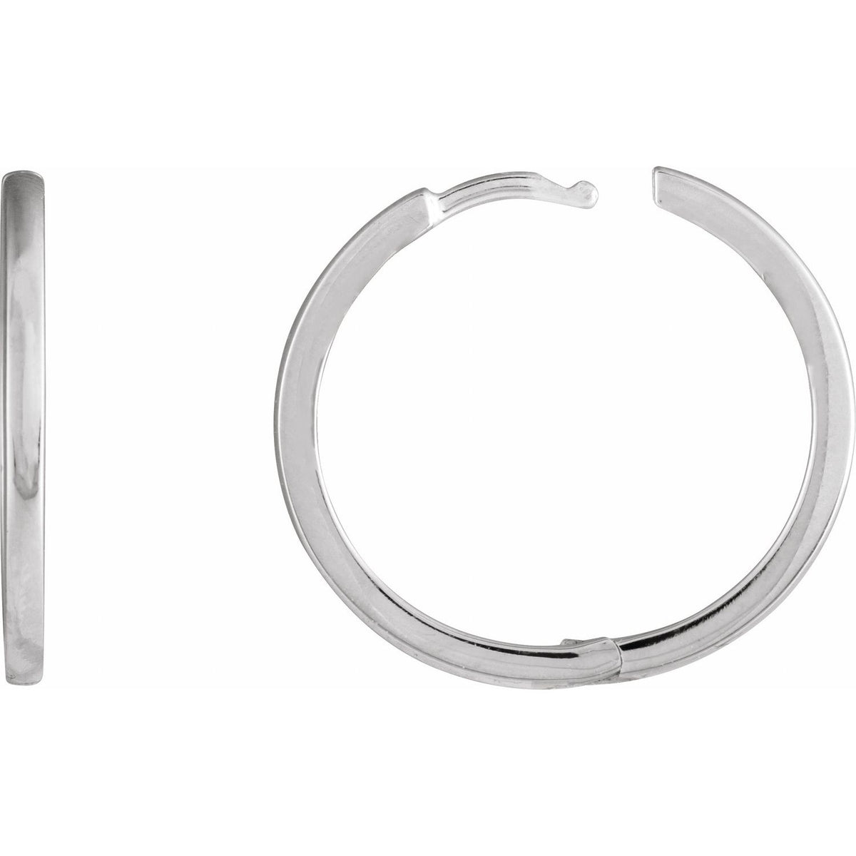 Hinged Hoop Earrings (87384)