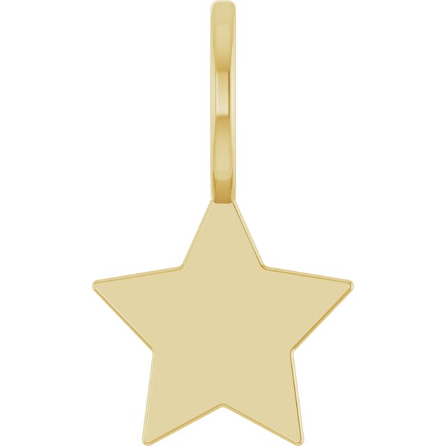Engravable Star Charm/Pendant