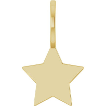 Engravable Star Charm/Pendant