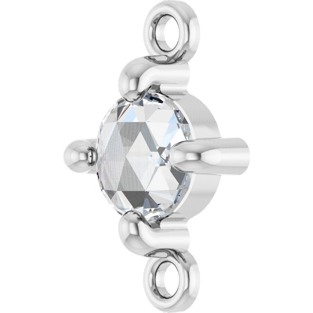Rose-Cut 1/4 CT Natural Diamond Link