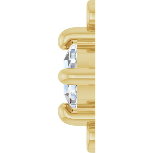 Rose-Cut 1/4 CT Natural Diamond Link