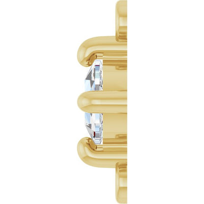 Rose-Cut 1/4 CT Natural Diamond Link