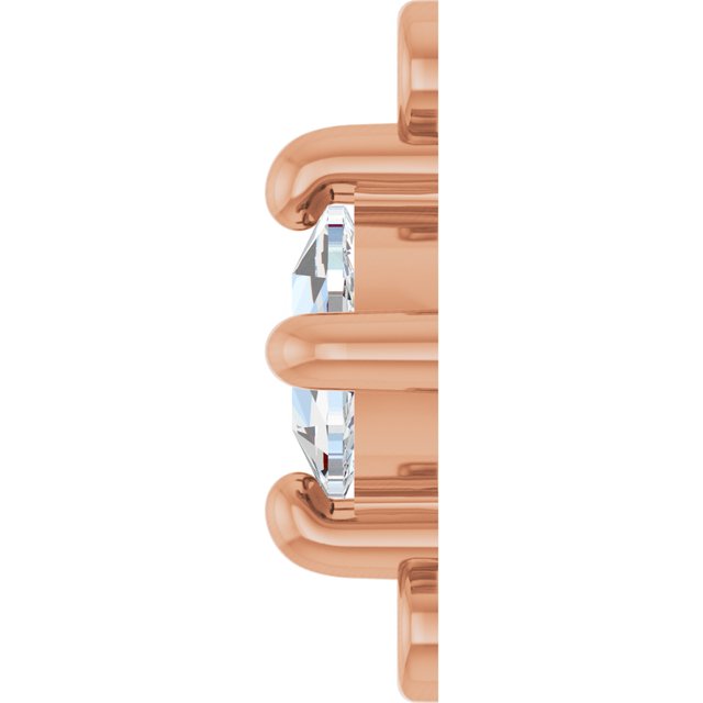 Rose-Cut 1/4 CT Natural Diamond Link