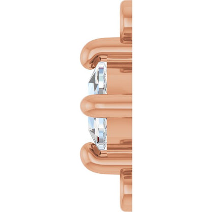 Rose-Cut 1/4 CT Natural Diamond Link