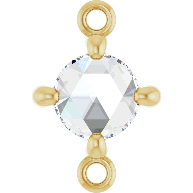 Rose-Cut 1/3 CT Natural Diamond Link