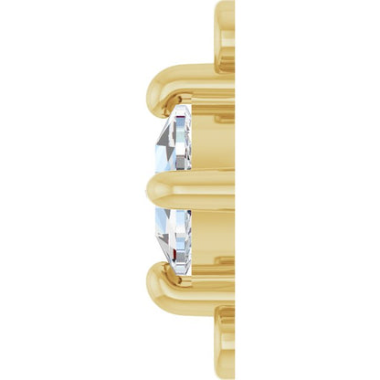 Rose-Cut 1/3 CT Natural Diamond Link