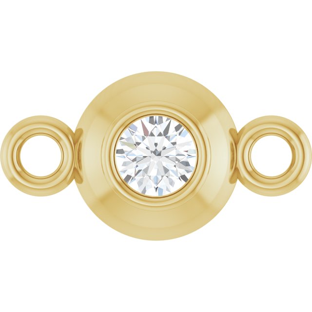 .03 CT Lab-Grown Diamond Link, 4.2 mm x 7.8 mm