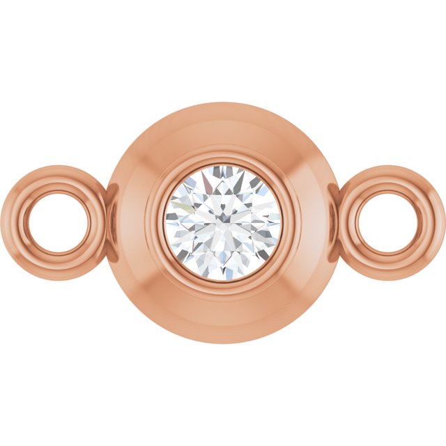 .03 CT Lab-Grown Diamond Link, 4.2 mm x 7.8 mm