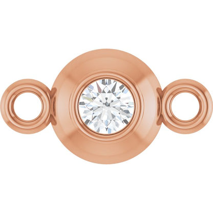 .03 CT Lab-Grown Diamond Link, 4.2 mm x 7.8 mm