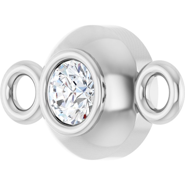 .03 CT Lab-Grown Diamond Link, 4.2 mm x 7.8 mm