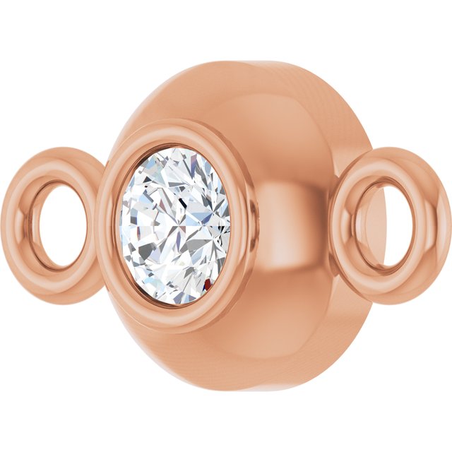 .03 CT Lab-Grown Diamond Link, 4.2 mm x 7.8 mm