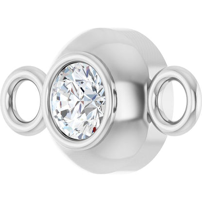 .06 CT Lab-Grown Diamond Link, 4.8 mm x 8.9 mm