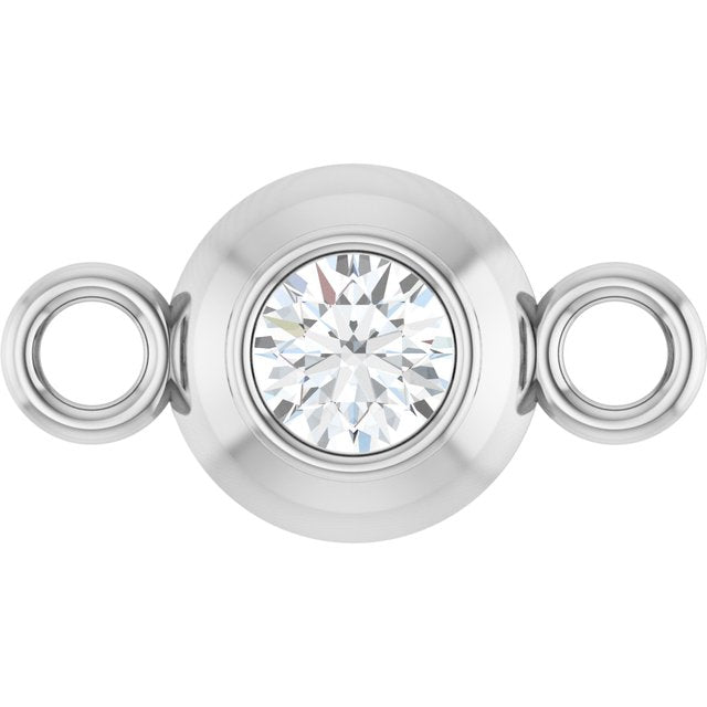 .06 CT Lab-Grown Diamond Link, 4.8 mm x 8.9 mm