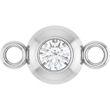 .06 CT Lab-Grown Diamond Link, 4.8 mm x 8.9 mm