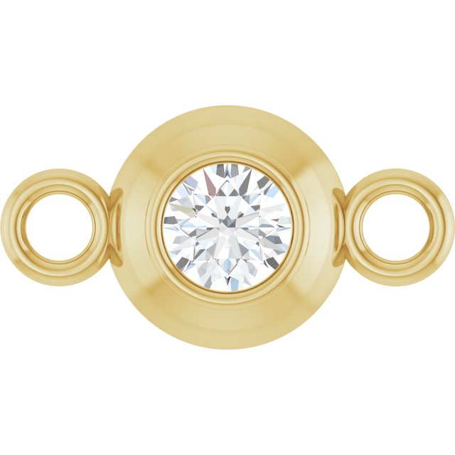 .06 CT Lab-Grown Diamond Link, 4.8 mm x 8.9 mm
