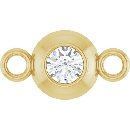 .06 CT Lab-Grown Diamond Link, 4.8 mm x 8.9 mm