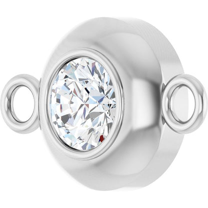 1/6 CT Lab-Grown Diamond Link, 6.7 mm x 10.8 mm