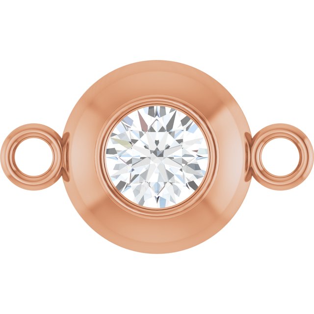 1/6 CT Lab-Grown Diamond Link, 6.7 mm x 10.8 mm