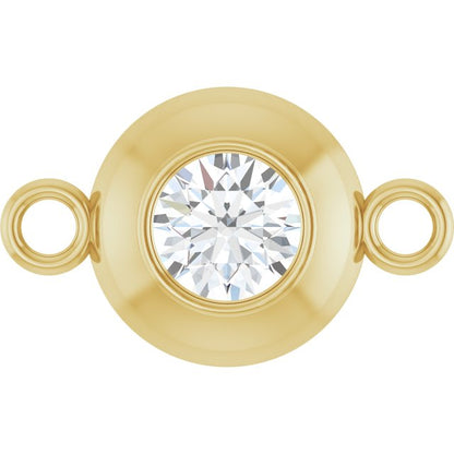 1/6 CT Lab-Grown Diamond Link, 6.7 mm x 10.8 mm
