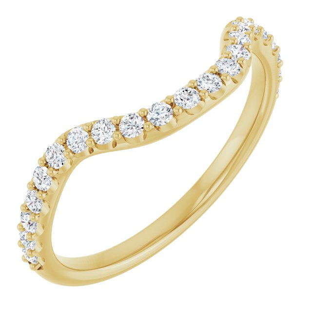 3/8 CTW Natural Diamond Band, 4.2 mm