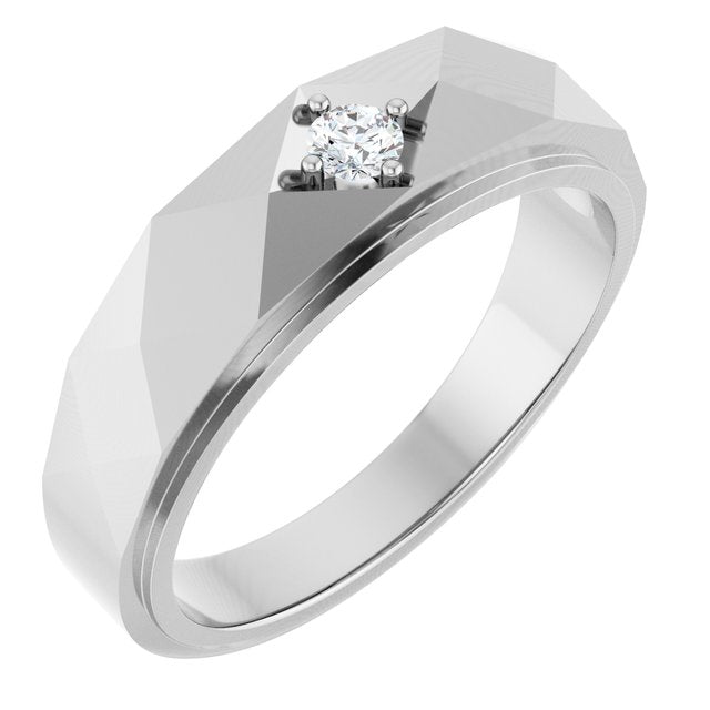 1/10 CTW Natural Diamond Band, 6.35 mm