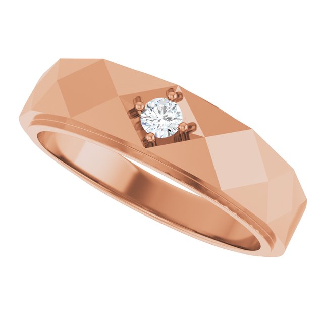 1/10 CTW Natural Diamond Band, 6.35 mm