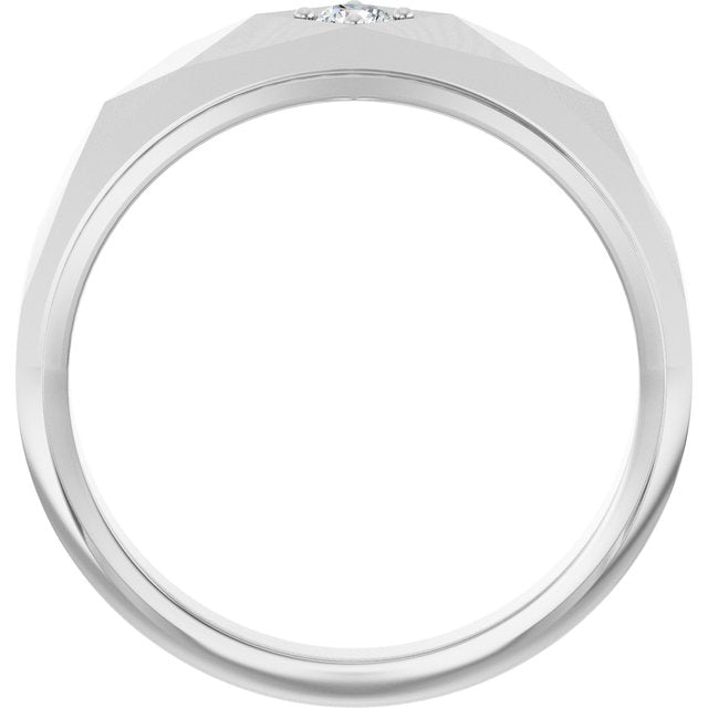 1/10 CTW Natural Diamond Band, 6.35 mm