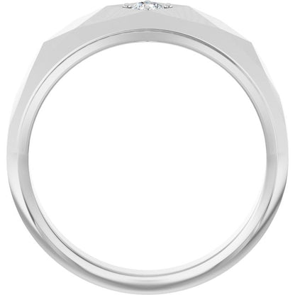 1/10 CTW Natural Diamond Band, 6.35 mm