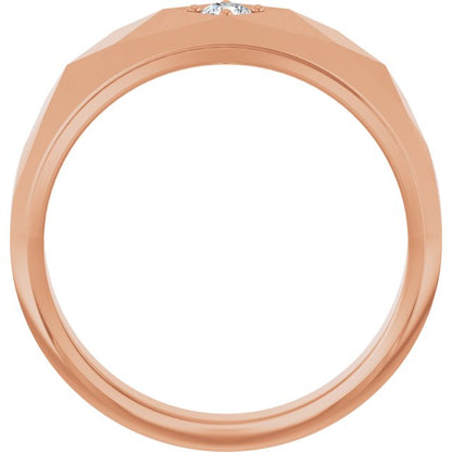 1/10 CTW Natural Diamond Band, 6.35 mm
