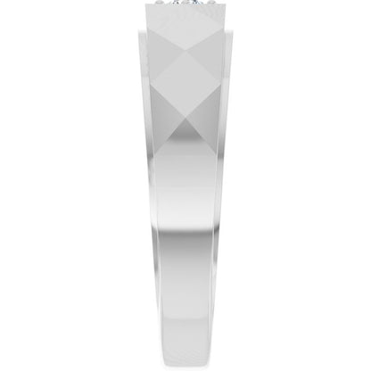 1/10 CTW Lab-Grown Diamond Band, 6.35 mm