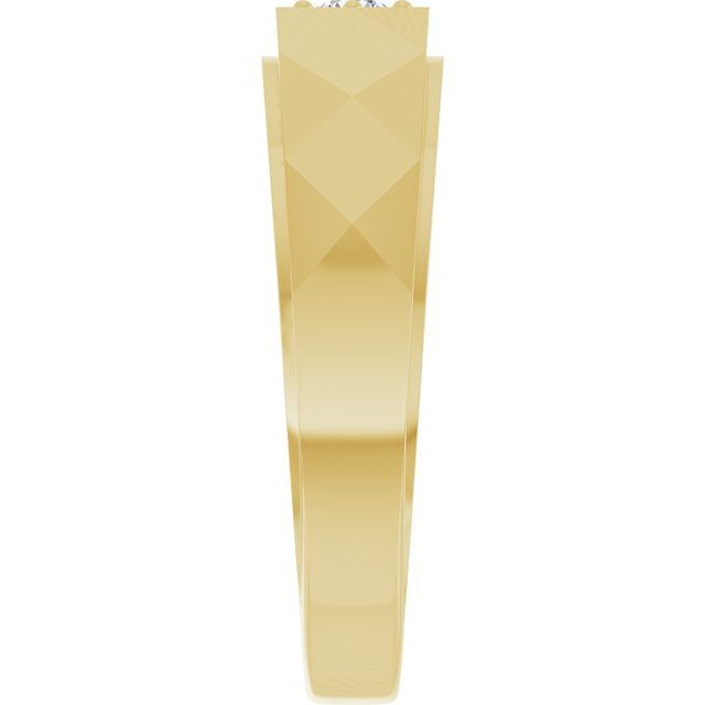 1/10 CTW Lab-Grown Diamond Band, 6.35 mm