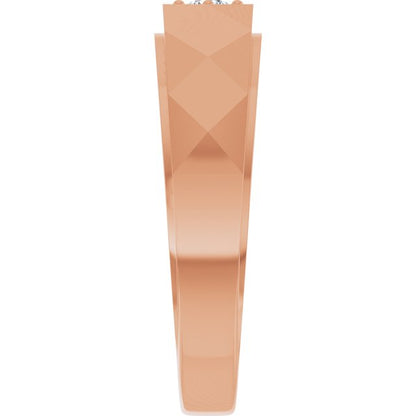 1/10 CTW Lab-Grown Diamond Band, 6.35 mm