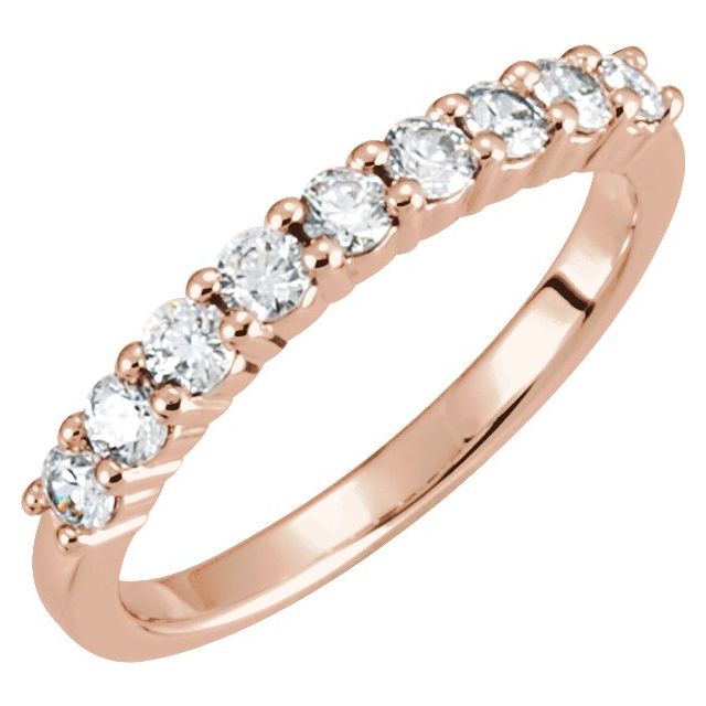 1/2 CTW Natural Diamond Anniversary Band, 2.5 mm