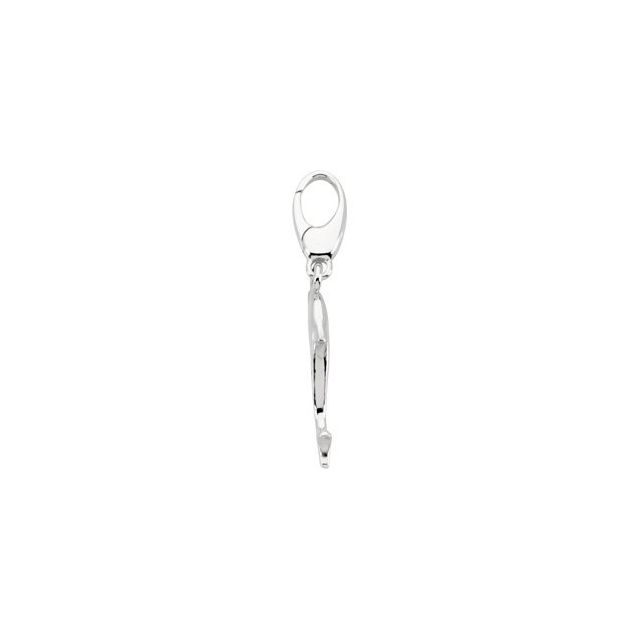 Dolphin Charm/Pendant, 17 x 17 mm