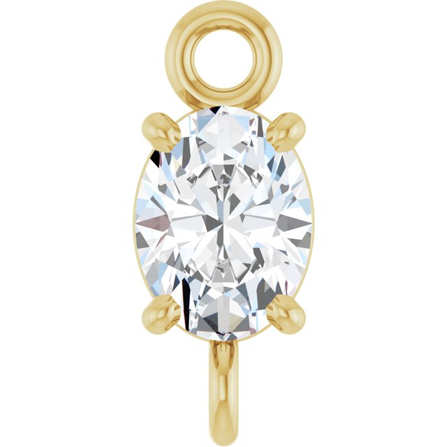 1/6 CT Lab-Grown Diamond 4-Prong Link