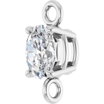 1/6 CT Lab-Grown Diamond 4-Prong Link