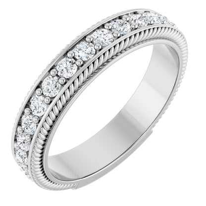 5/8 CTW Lab-Grown Diamond Anniversary Band
