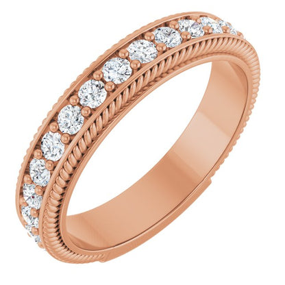 5/8 CTW Lab-Grown Diamond Anniversary Band