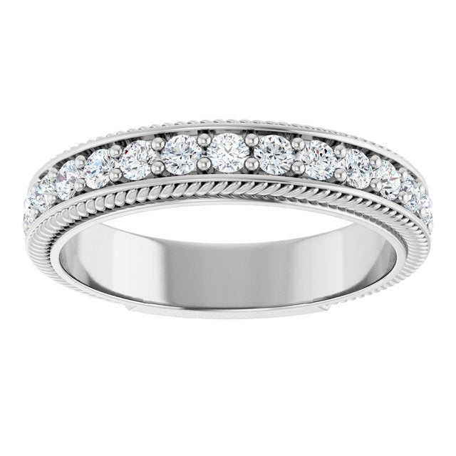 5/8 CTW Natural Diamond Anniversary Band, 3.65 mm