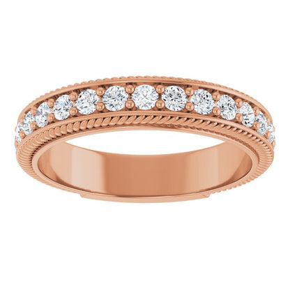 5/8 CTW Lab-Grown Diamond Anniversary Band