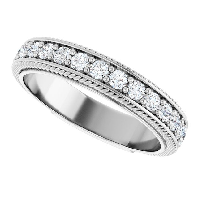 5/8 CTW Natural Diamond Anniversary Band, 3.65 mm
