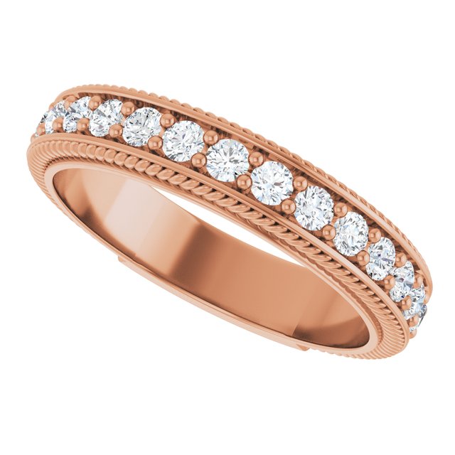 5/8 CTW Natural Diamond Anniversary Band, 3.65 mm