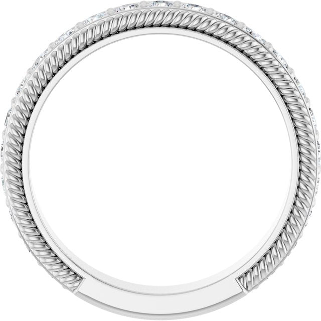 5/8 CTW Lab-Grown Diamond Anniversary Band