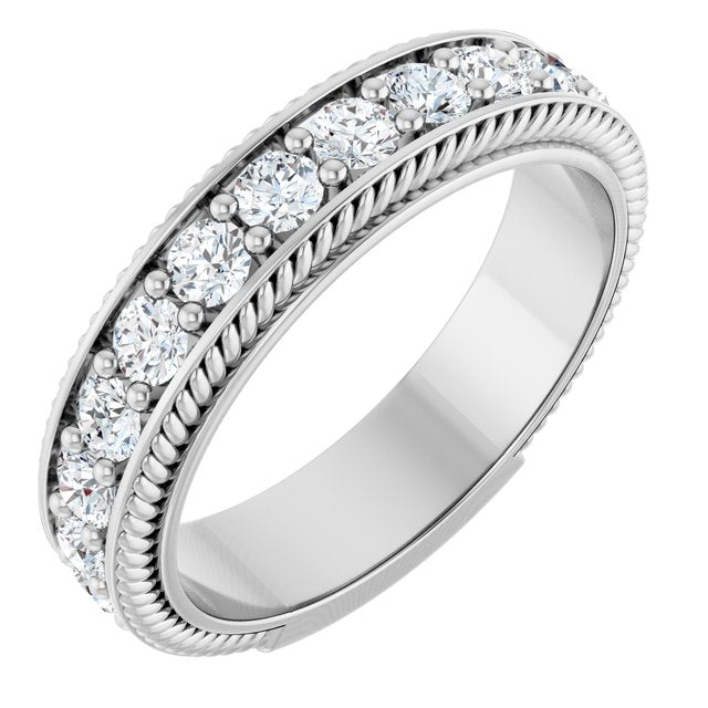 1 1/6 CTW Natural Diamond Anniversary Band