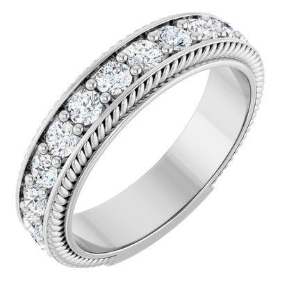 1 1/6 CTW Natural Diamond Anniversary Band